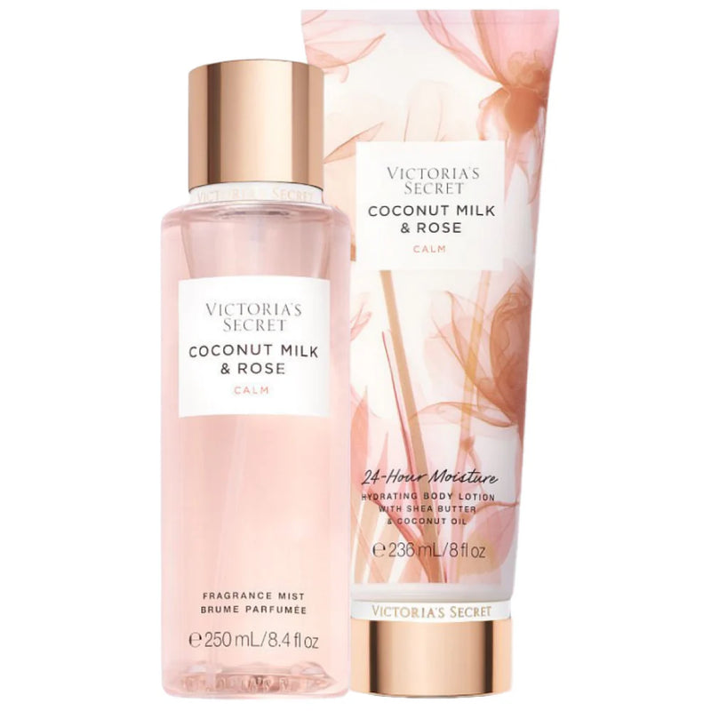 Kit Coconut Milk e Rose Calm Victorias Secret